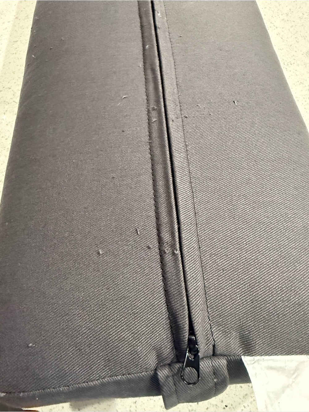 Hugger Mugger Standard Yoga Bolster Dark Gray Women's Lumbar Support Pillow - Picture 13 of 16